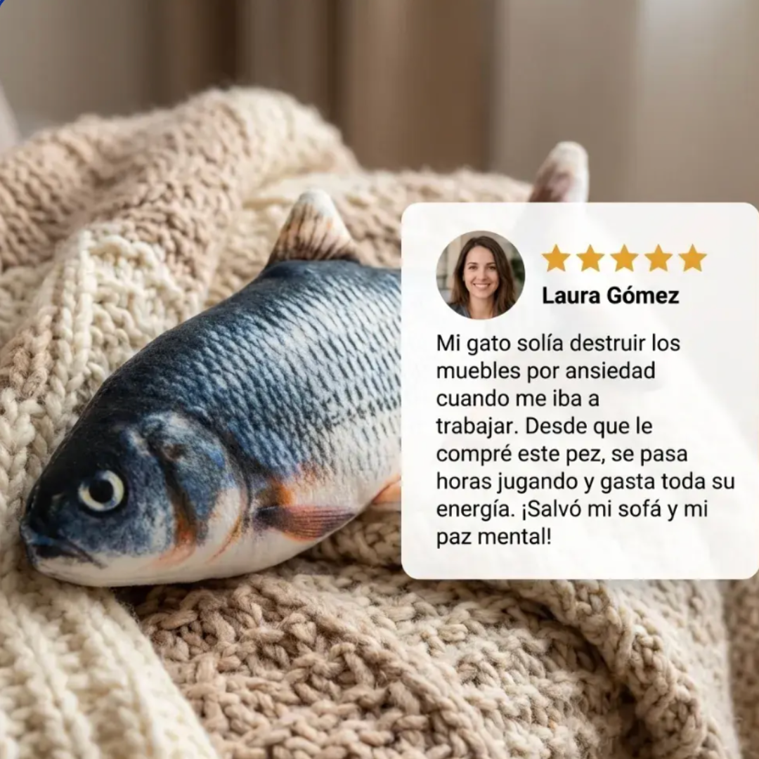 Juguete Pez Saltarín para Gatos