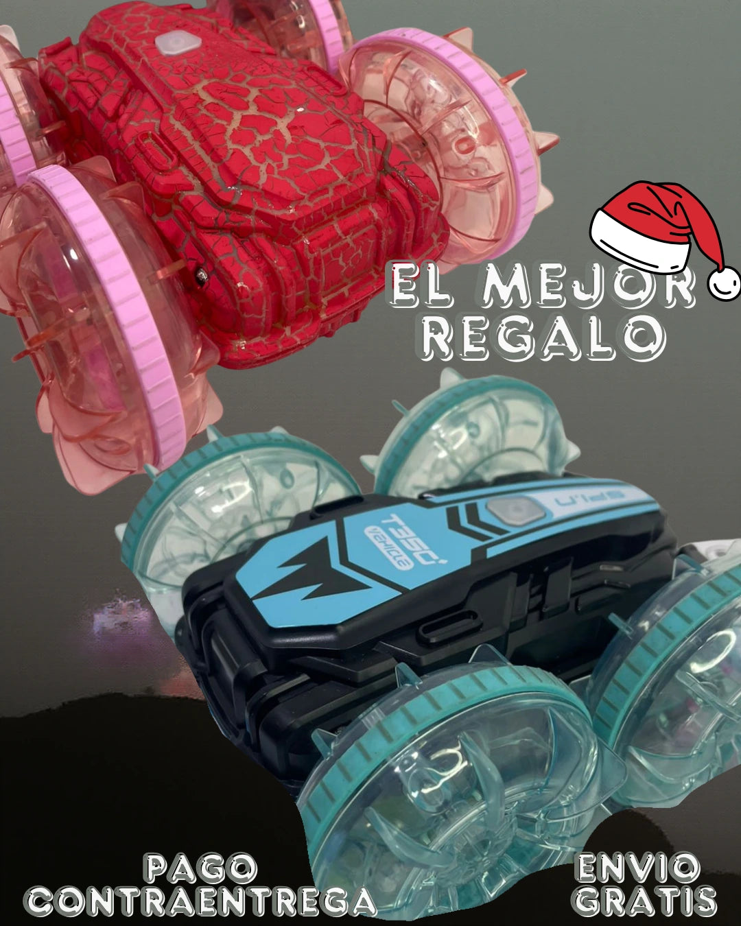 Carro todo terreno con luces led (Mano libre o Control remoto)