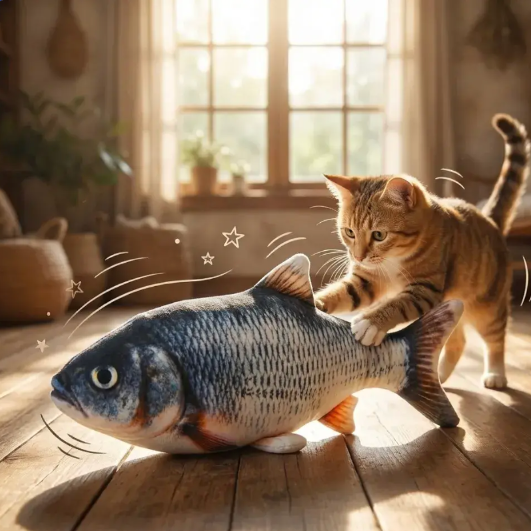 Juguete Pez Saltarín para Gatos