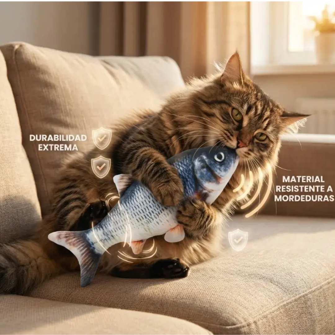 Juguete Pez Saltarín para Gatos