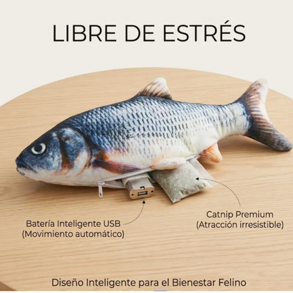 Juguete Pez Saltarín para Gatos