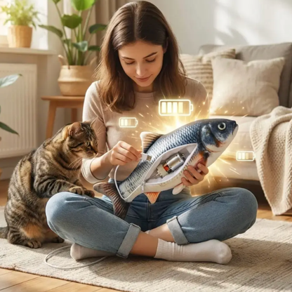 Juguete Pez Saltarín para Gatos