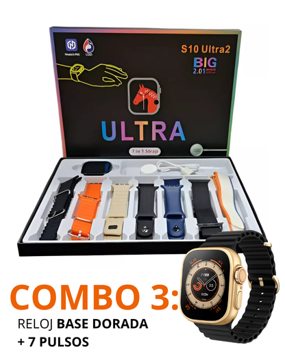 Reloj Inteligente con 7 pulsos- Smart Watch