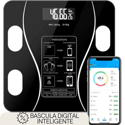 Bascula inteligente digital con Bluetooth