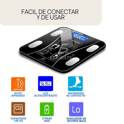 Bascula inteligente digital con Bluetooth