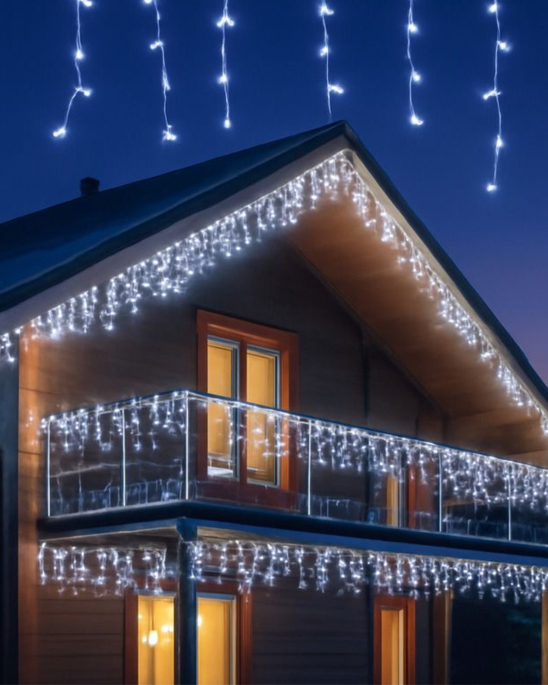 Luces de Navidad- Cascadas (3, 6 Y 9 Metros)