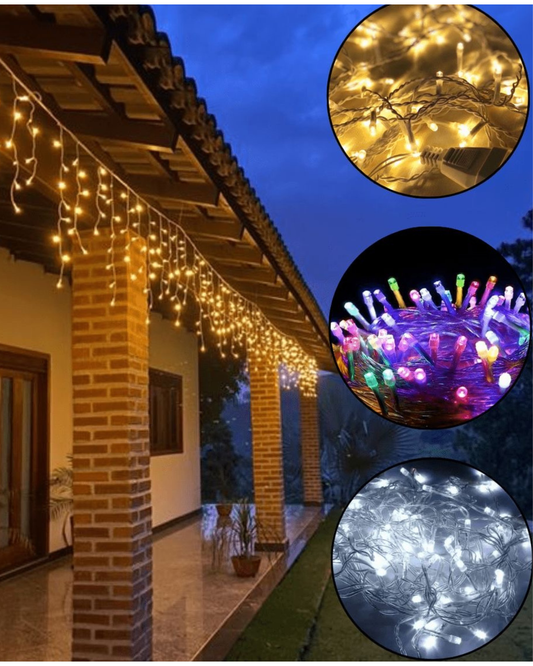 Luces de Navidad- Cascadas (3, 6 Y 9 Metros)