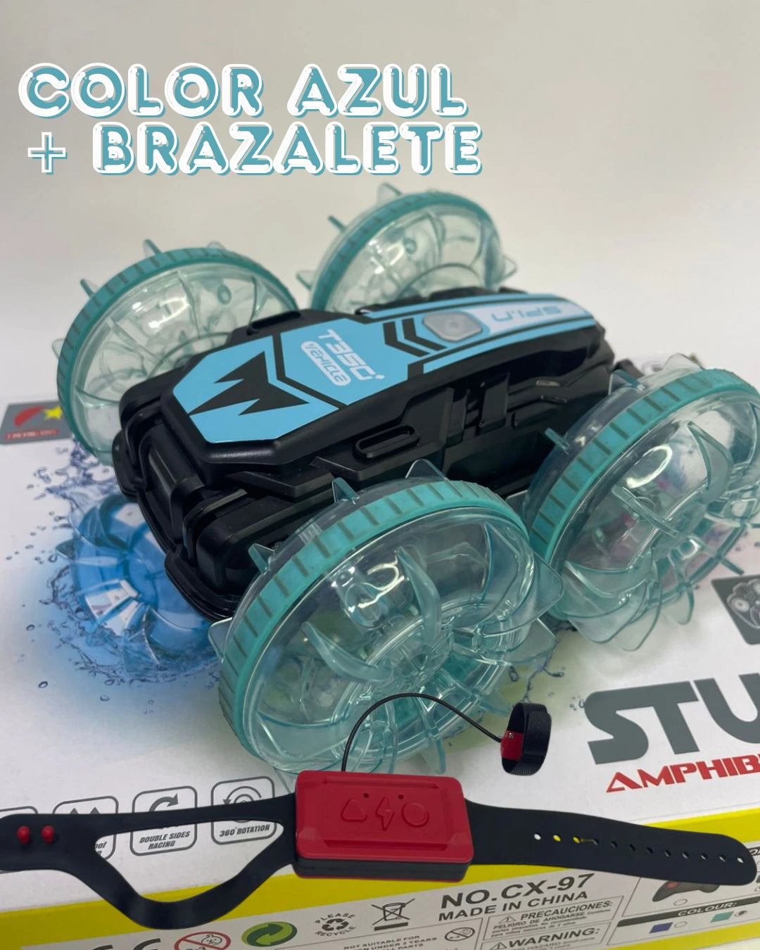 Carro todo terreno con luces led (Mano libre o Control remoto)