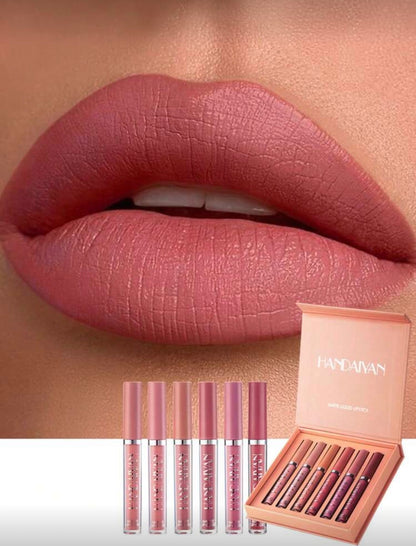 Kit de 6 Labiales Matte Handaiyan