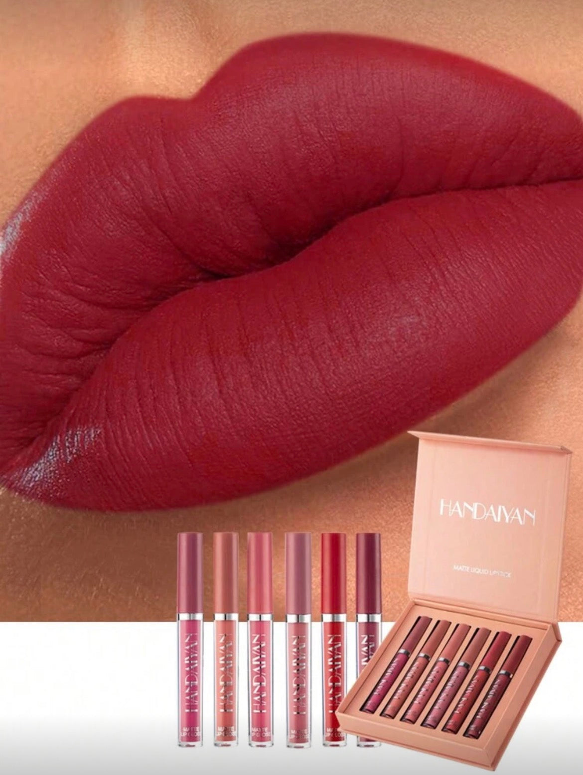 Kit de 6 Labiales Matte Handaiyan