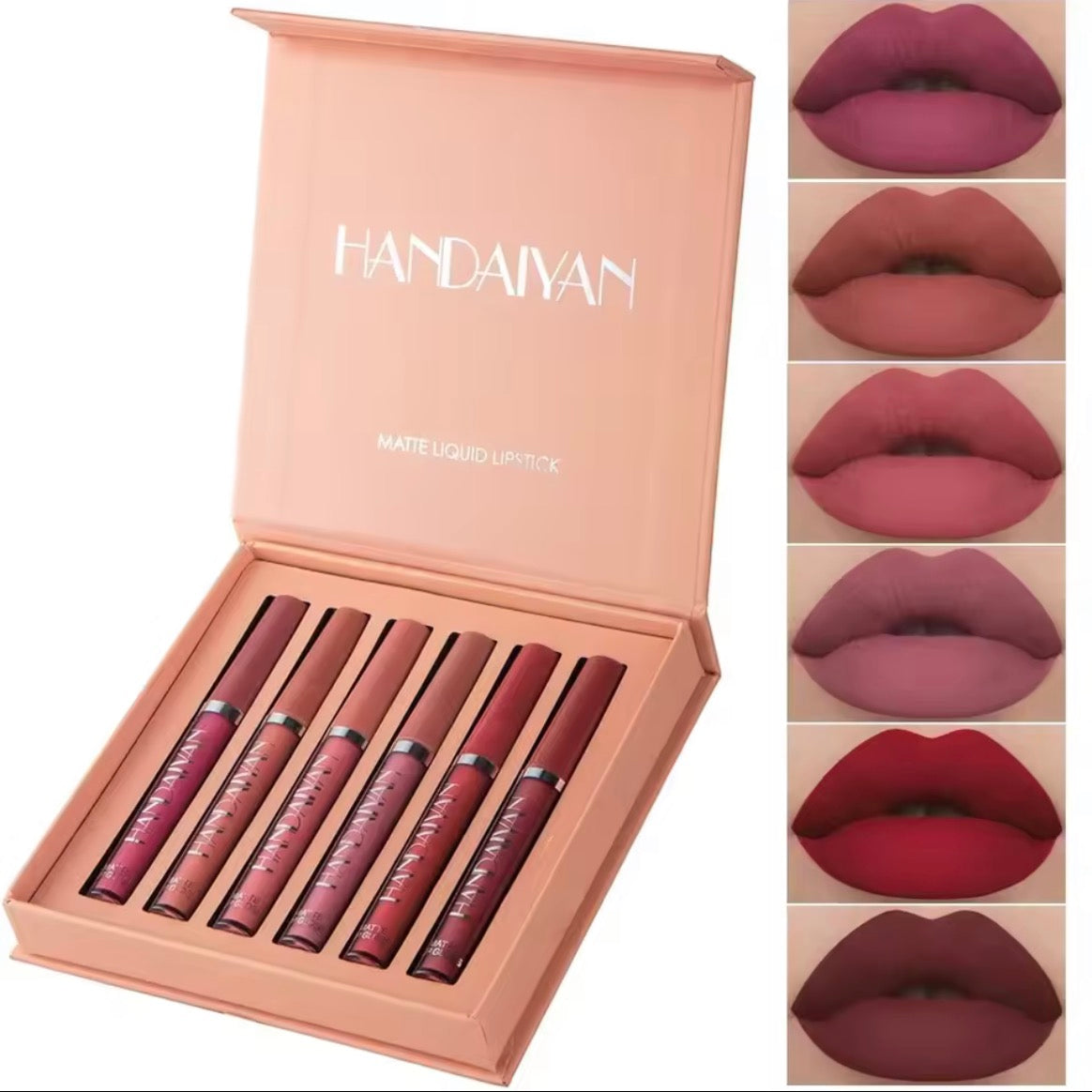 Kit de 6 Labiales Matte Handaiyan