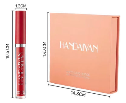 Kit de 6 Labiales Matte Handaiyan