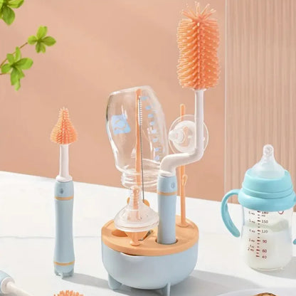 Kit Lava Teteros 3 en 1 – Limpieza Segura para Bebés