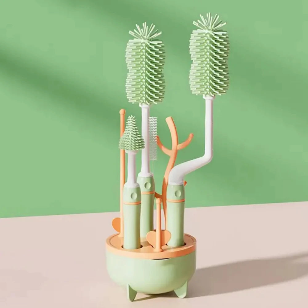 Kit Lava Teteros 3 en 1 – Limpieza Segura para Bebés