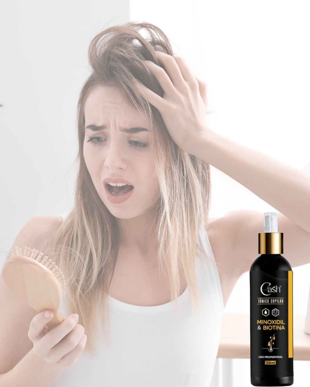 Tónico Capilar Con Minoxidil & Biotina