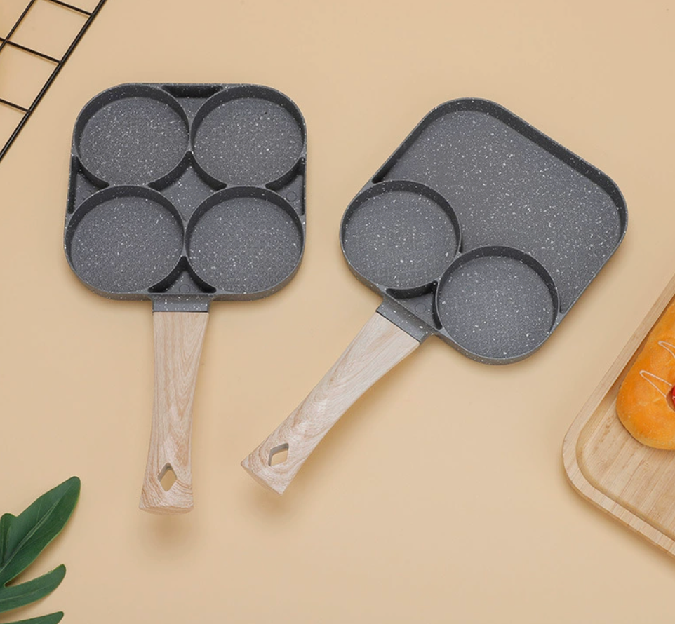 Sartén Antiadherente de 3 y 4 Cavidades