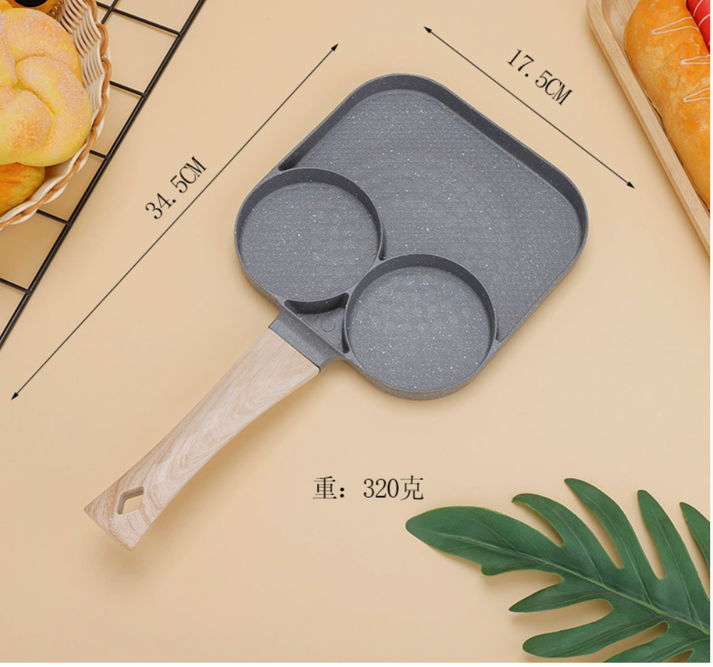 Sartén Antiadherente de 3 y 4 Cavidades