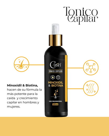 Tónico Capilar Con Minoxidil & Biotina